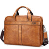 sac porte document camel cuir